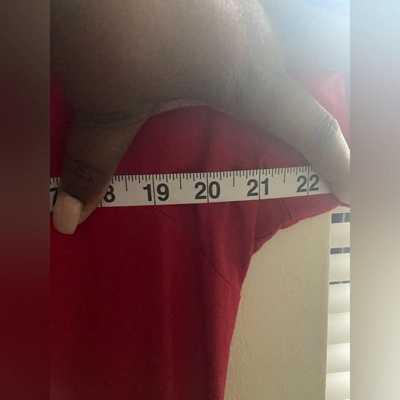 COLECTIF - RED A-LINE DRESS - Picture 13 of 13